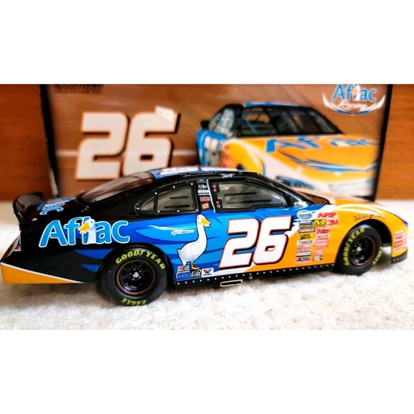 JAMIE MCMURRAY 2007 FORD FUSION AFLAC 1:24 DIECAST NASCAR - Picture 2 of 7